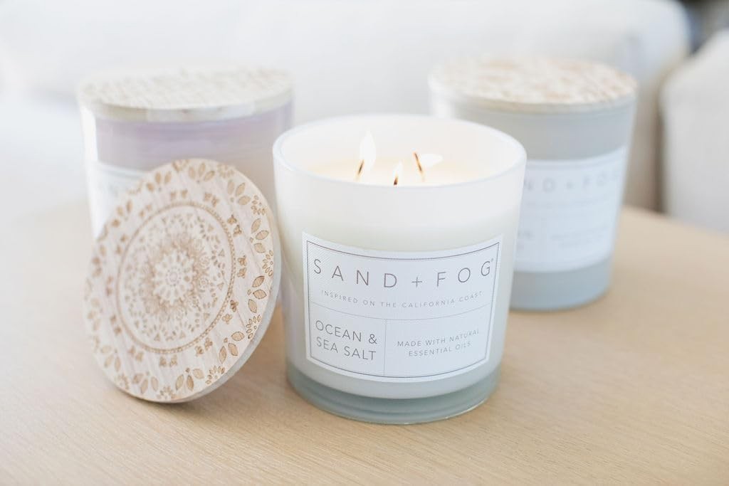 Chic 21 oz Candle – Ocean & Sea Salt – Clean Burn, Perfect for Any Occasion