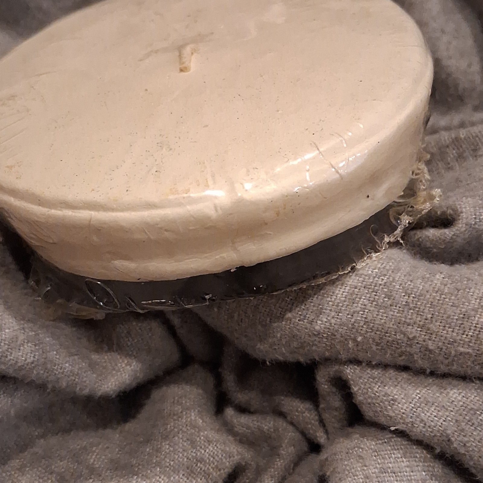 Hat-Shaped Novelty Candle Uniform Captains Theme Unscented Vintage