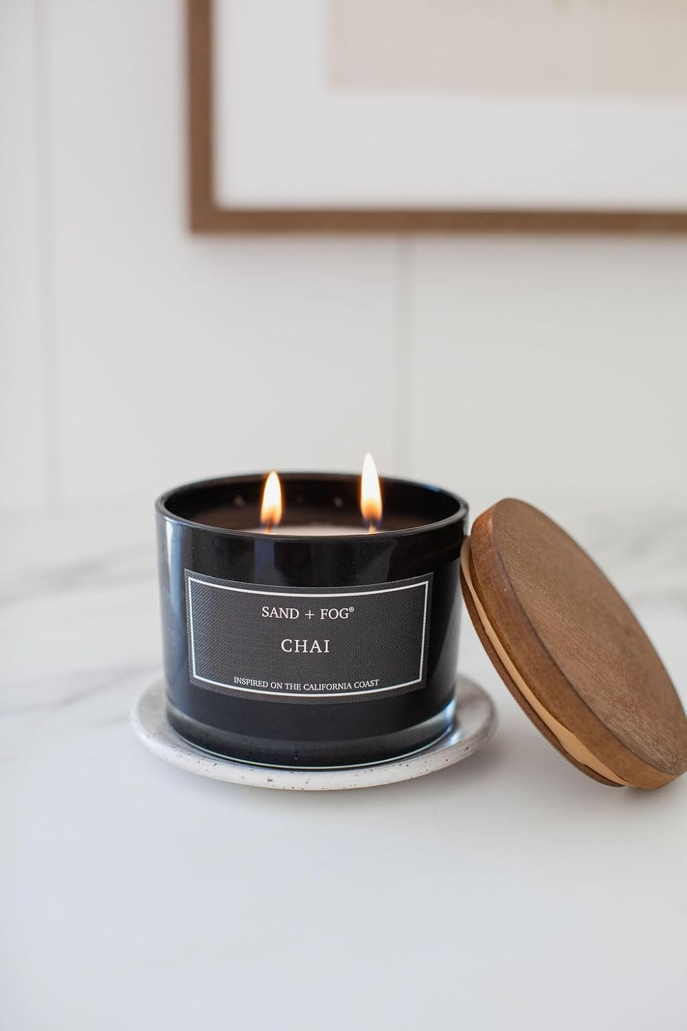 Sand + Fog Scented Candle – Chai – Additional Scents and Sizes – 100% Cotton Lea