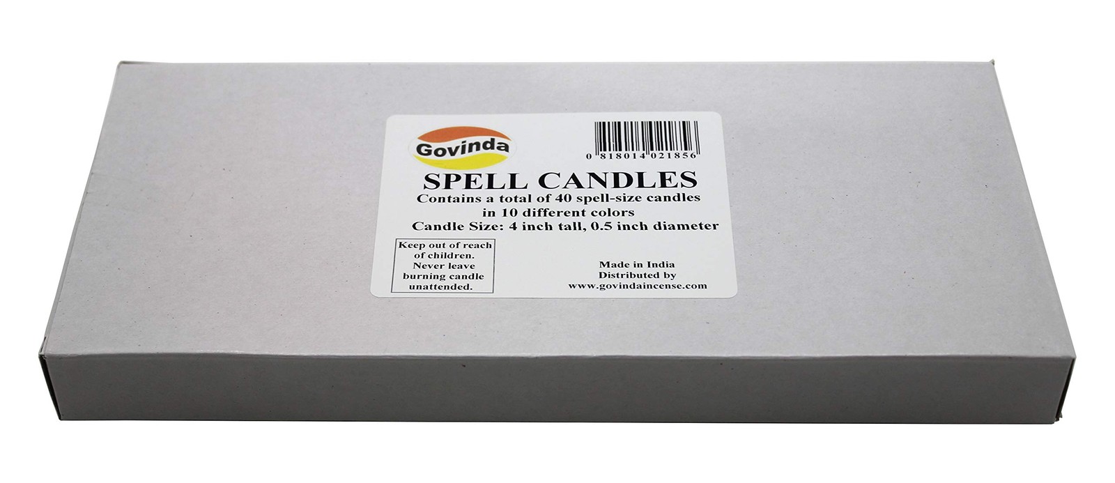 Govinda – Spell Candles (40 Candles) – 4″ x 1/2″