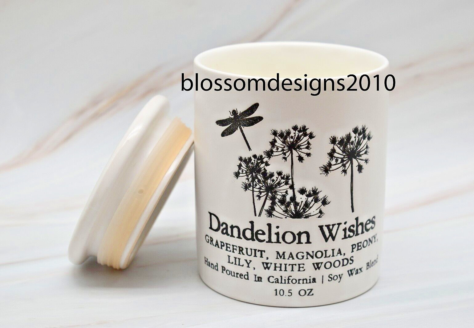SECRET CELEBRITY Dandelion Wishes Soy Wax Blend Candle