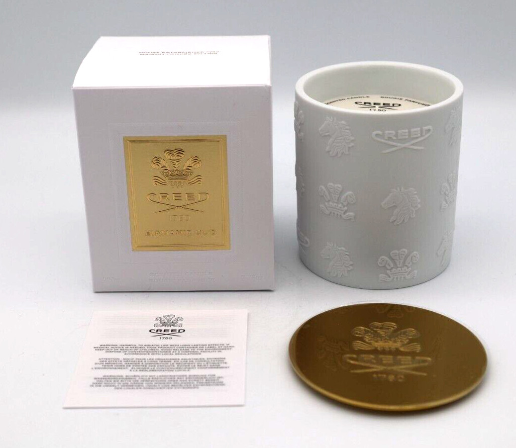 Creed Bougie Parfumee Birmanie Oud Candle 220g / 7.76oz Authentic by Finescents