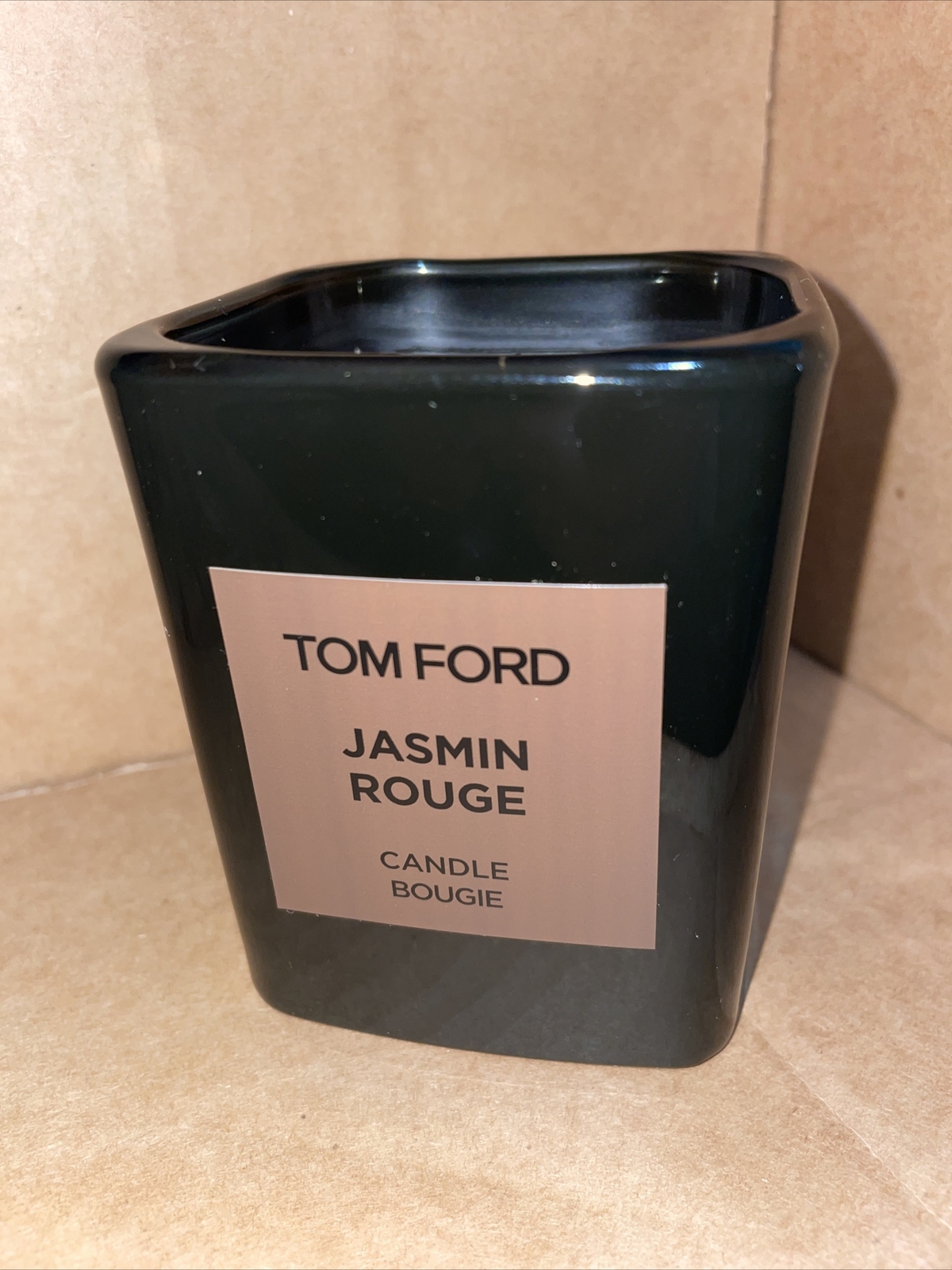 JASMIN ROUGE Tom Ford Candle Bougie in Brown Glass IMPERFECT New No Box
