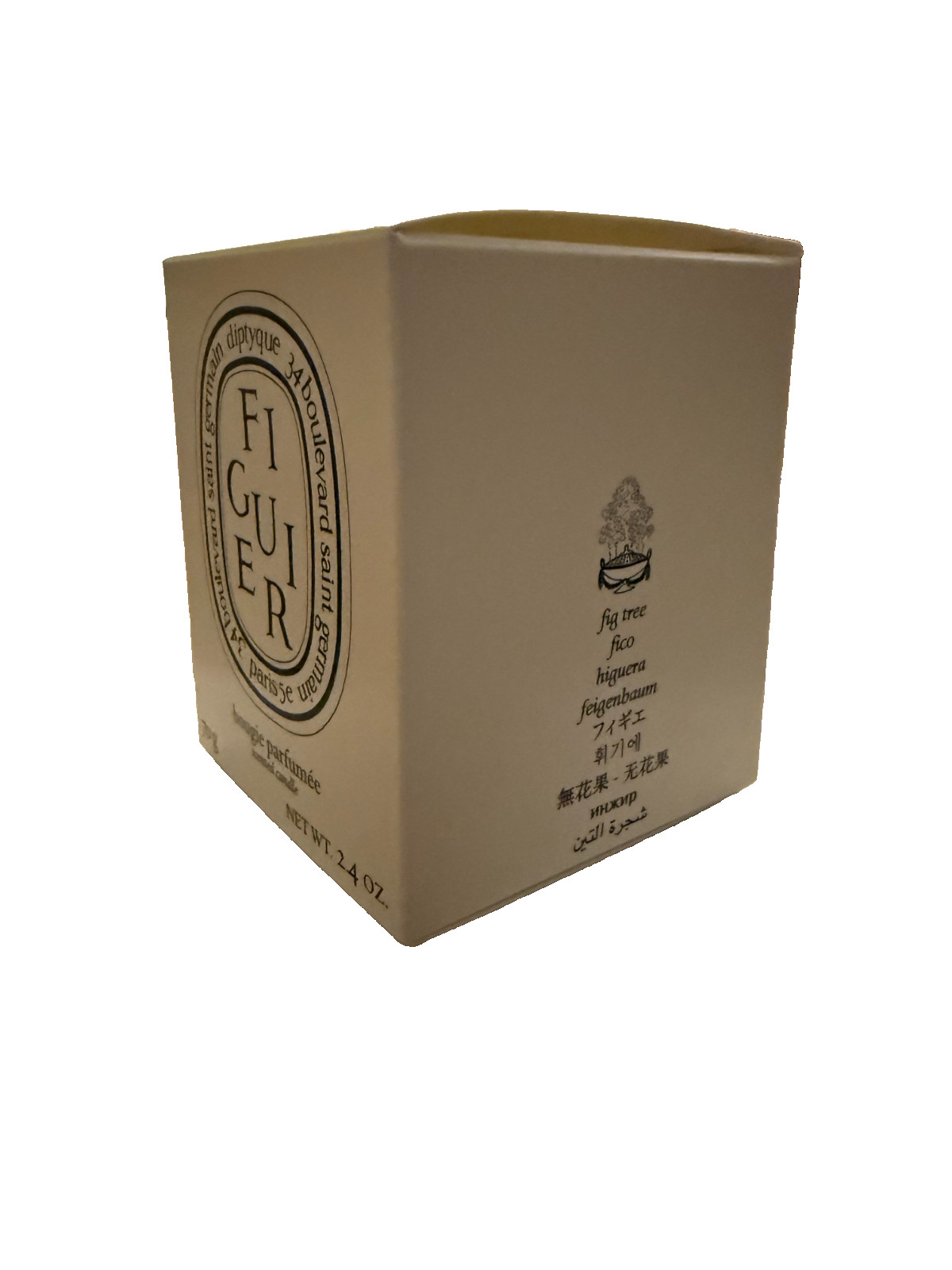 NEW IN BOX! Diptyque Figuier (Fig Tree) Scented Candle 70g/2.4 Oz.