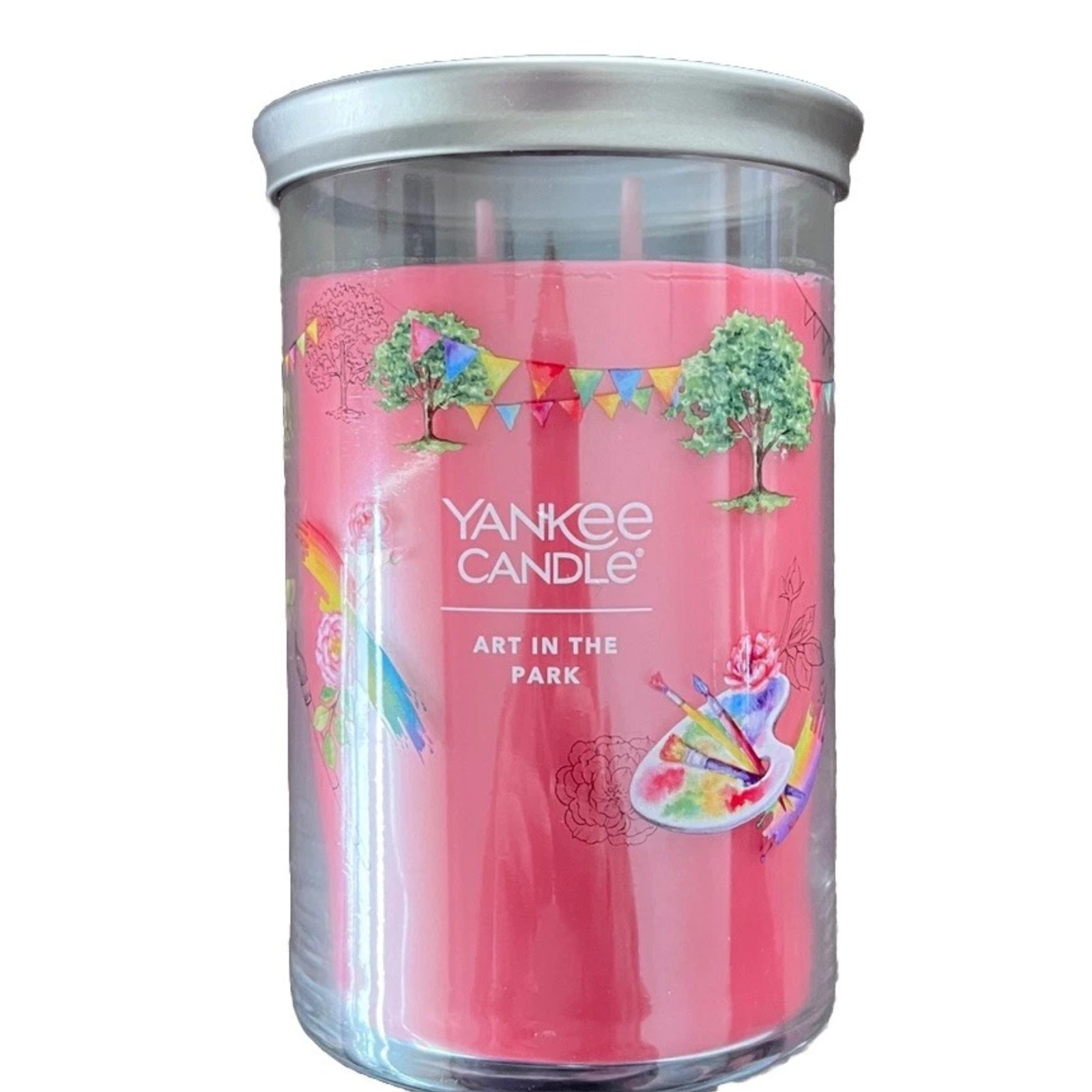 Yankee Candle Company ART IN THE PARK Large 20 oz Tumbler 2-Wicks NEW
