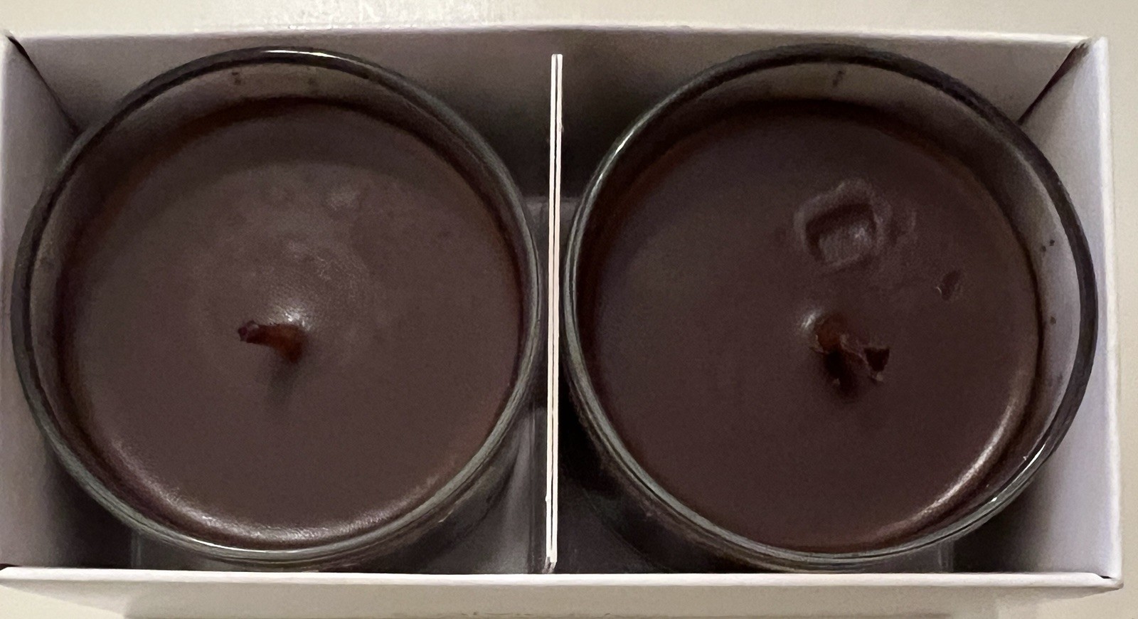 CANDLE SET OF 2 CALVIN KLEIN CHESTNUT SCENTED CANDLE FREE SHIPPING