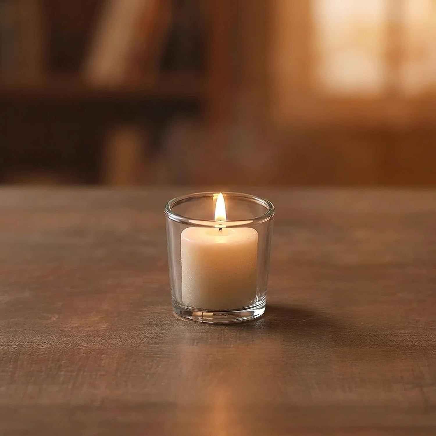 Unscented White Votive Candles, 72-Pack – Clean-Burning, Long-Lasting 10-12 H…