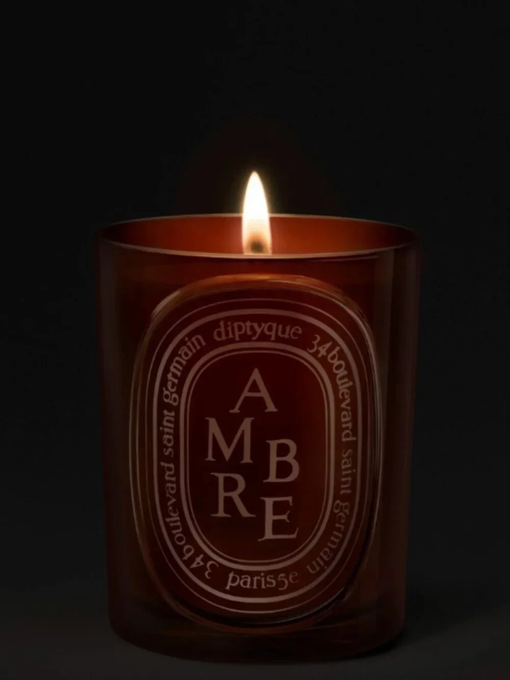 Diptyque AMBRE Bougie Parfumee Scented Candle, 10.6 Ounce – NEW – LARGE