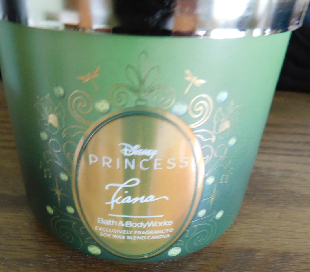 Bath & Body Works TIANA DISNEY PRINCESS 3-Wick Scented Candle 14.5 Oz New!