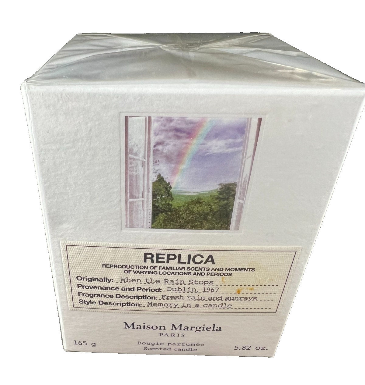 Maison Margiela Replica Scented Candle When the Rain Stops 5.82oz NEW SEALED BOX