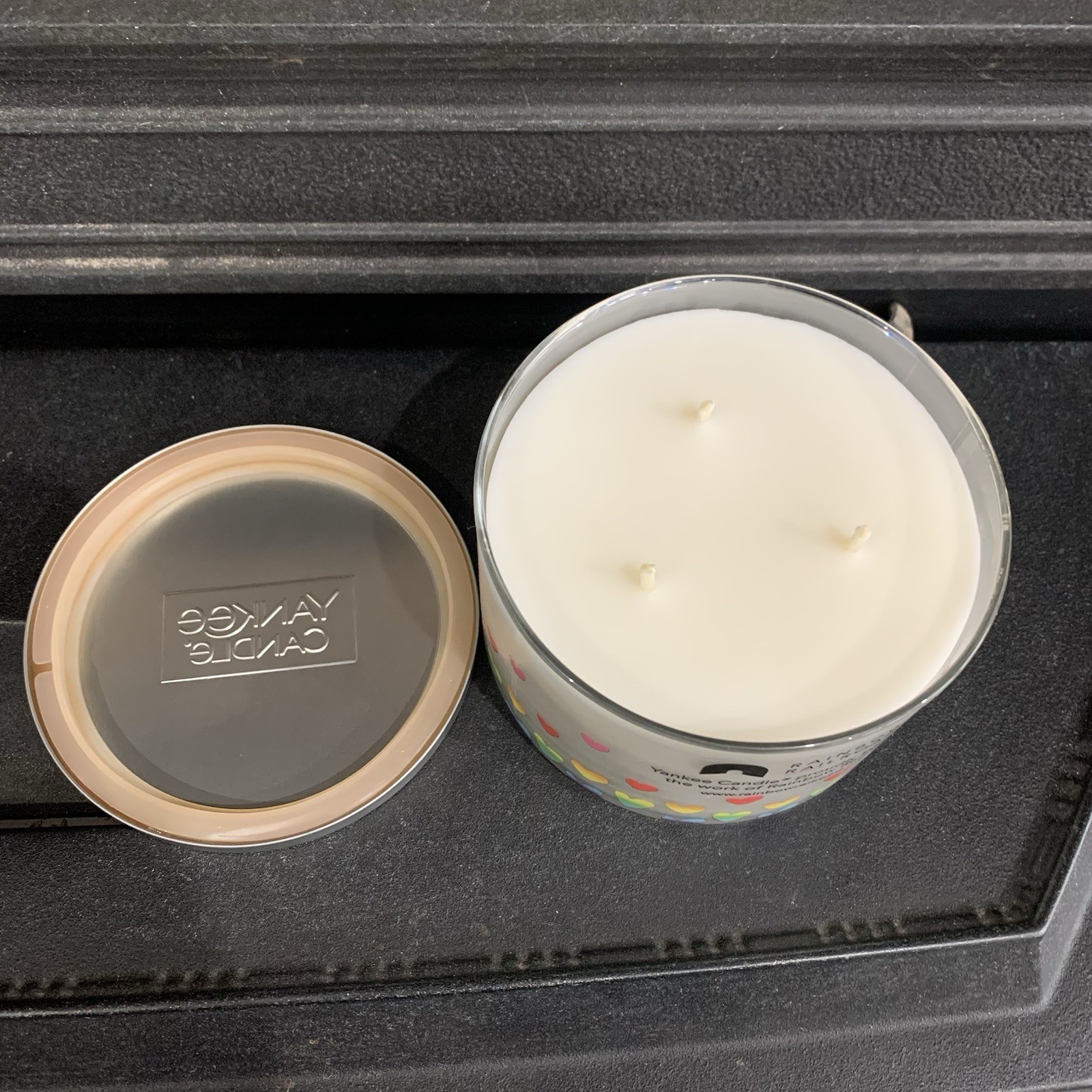 Yankee Candle Love Is Love Rainbow Railroad 18oz 3-Wick Candle