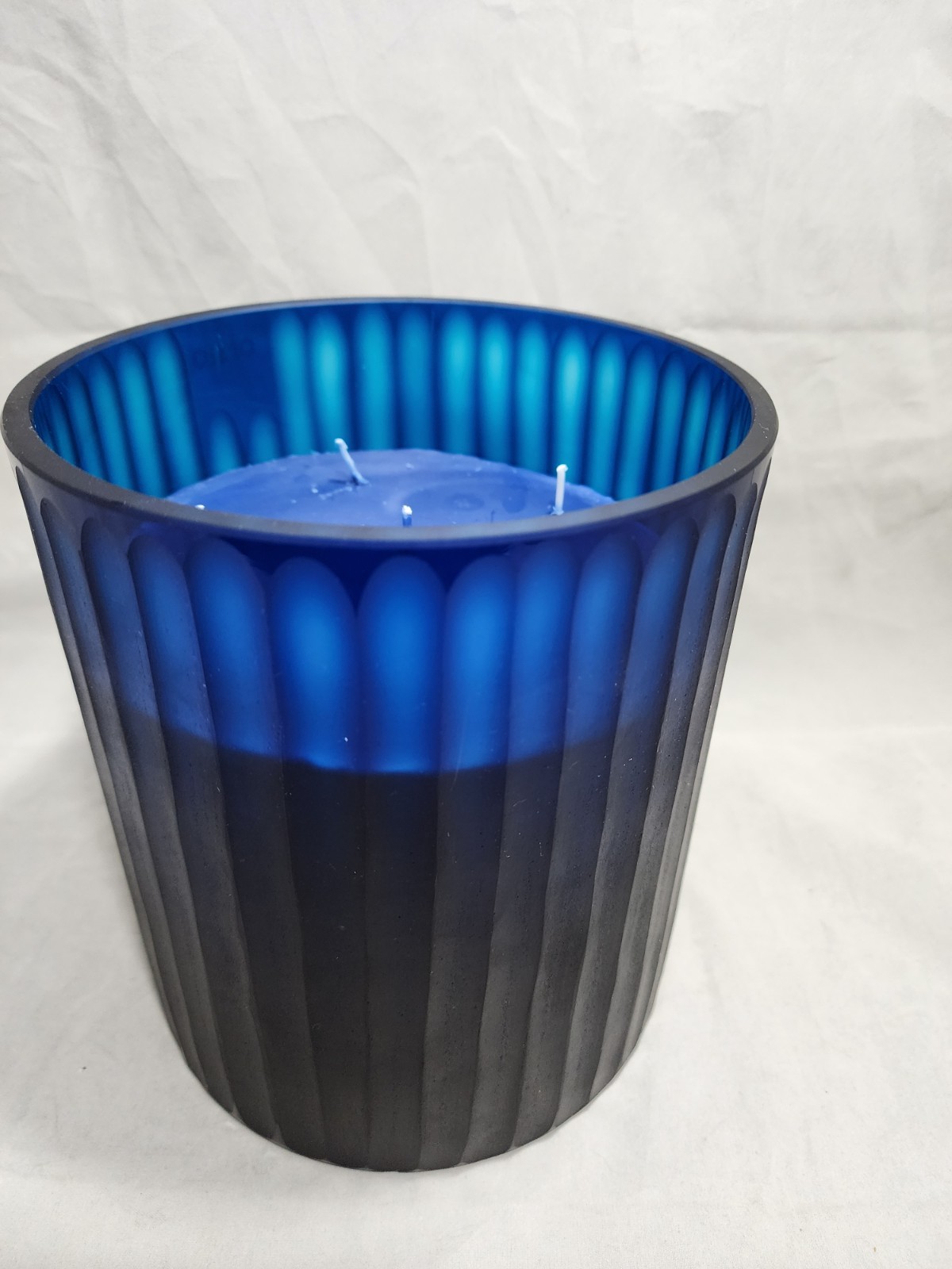 ONNO Collection Royal Blue Large Ginger Fig Scented Candle, 18cm By 20cm