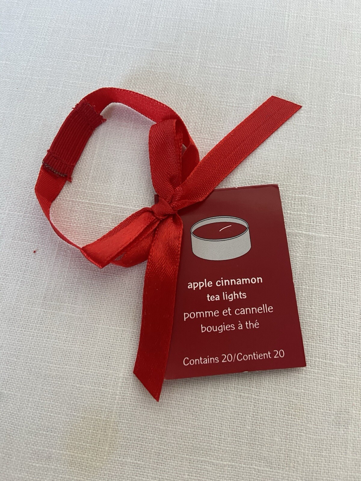 Pier1 Tea Lights 20 Apple Cinn Candycane Gift Box Candles Christmas Scented NOS