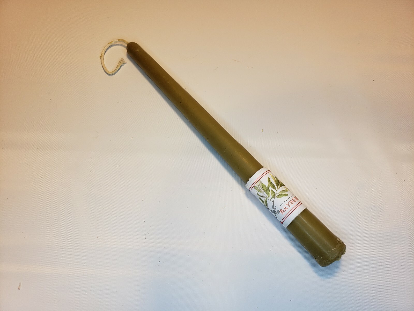 2 Real Bayberry Candle 100% Authentic USA Handmade 10″ taper All natural wax