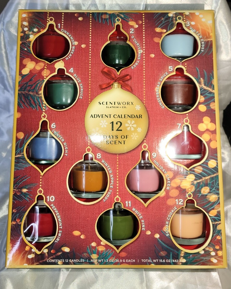 ScentWorx by Slatkin & Co. 12 Candles 12 Days of Scent Calendar