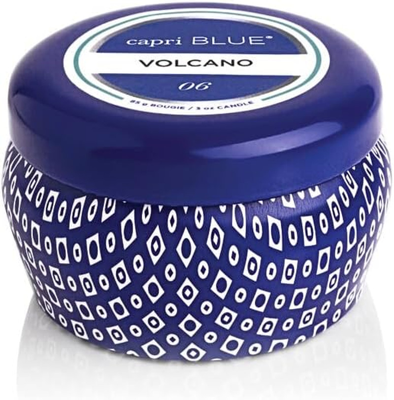 Capri Blue Volcano Scented Mini Tin Jar Candle – Luxury Candles for Home Scen…