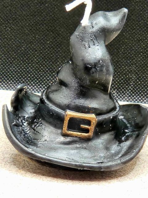 Magic Witch Hat Candle Size 3 in X 3 in