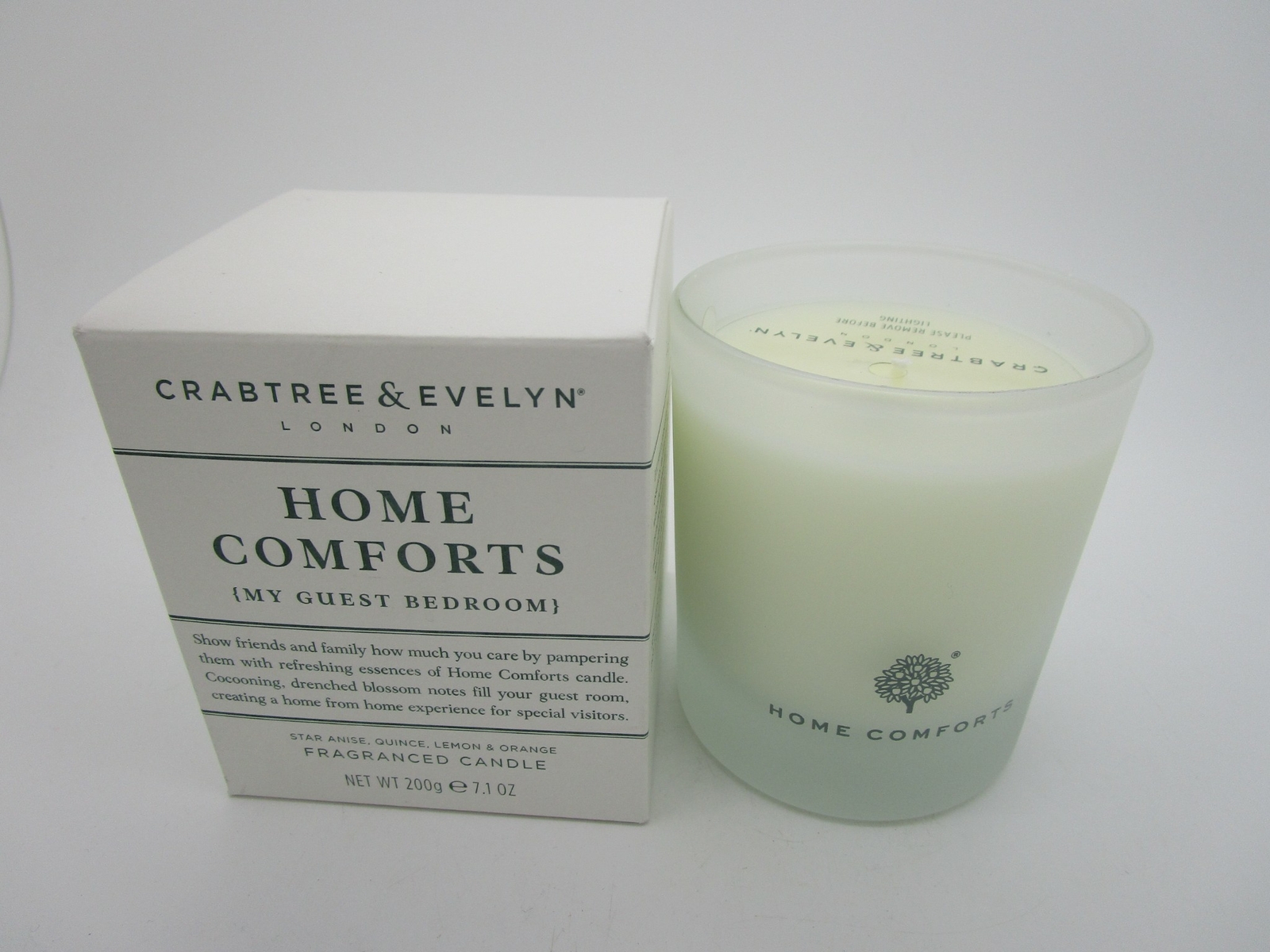 CRABTREE & EVELYN Fragranced Candle HOME COMFORTS 7.1 oz.