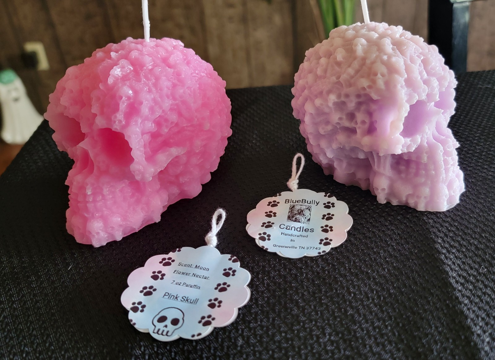 Handmade Scented Skull Candle Set