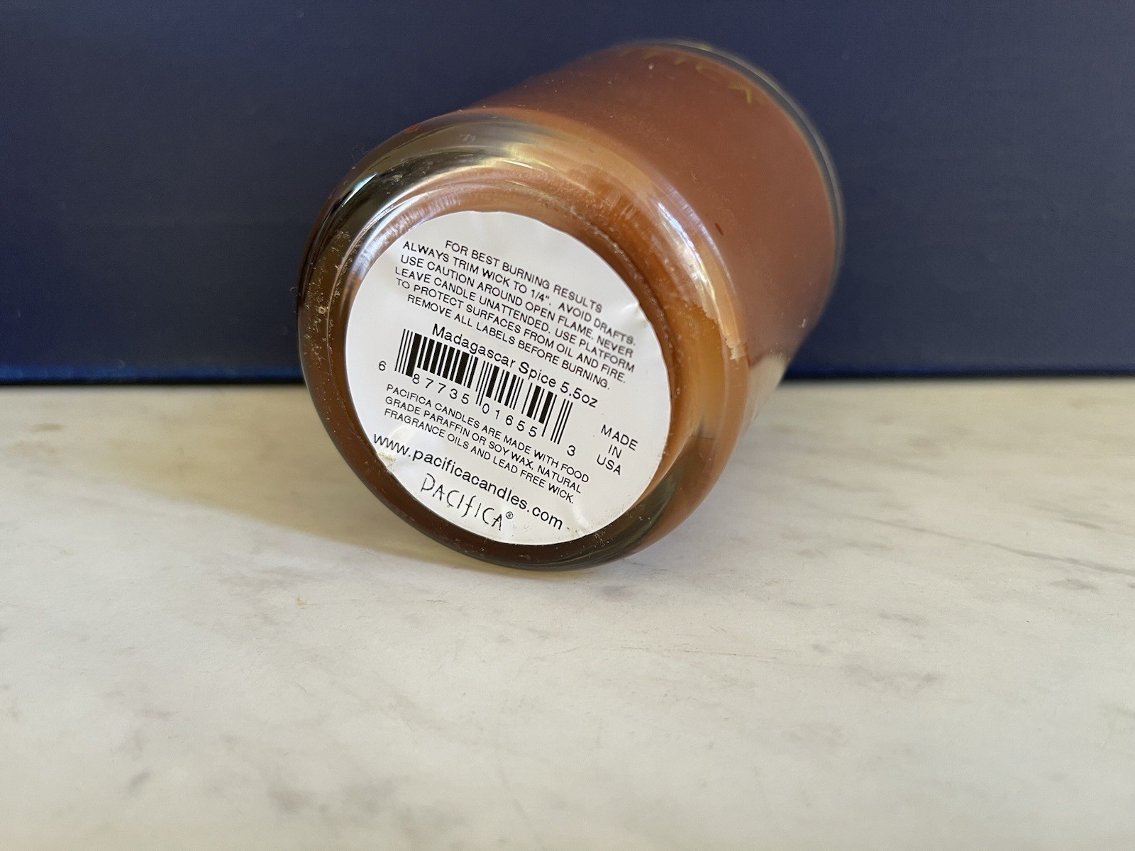 Pacifica Madagascar Spice Votive Candle 5.5 Oz New Old Stock NO BOX