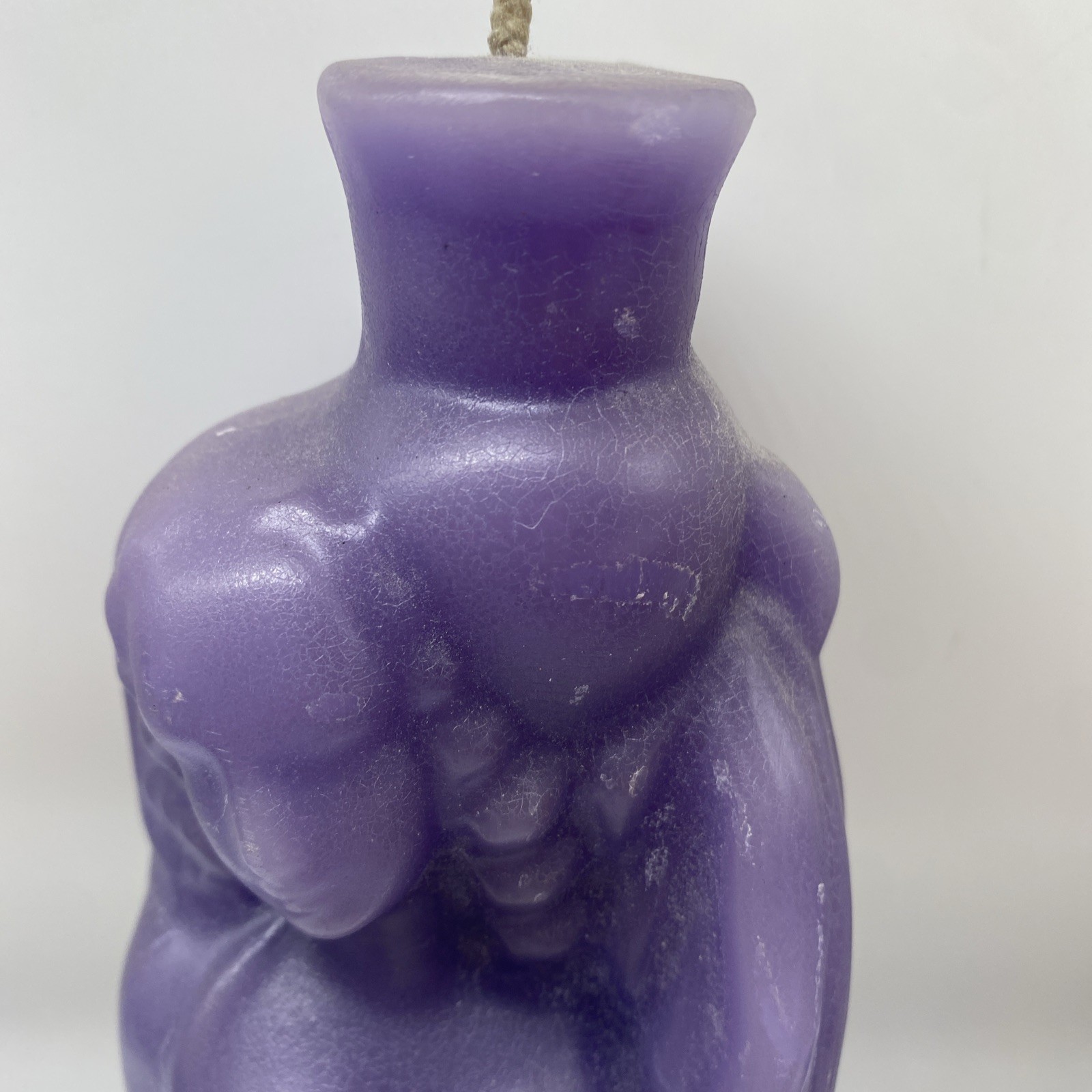 Art Deco Style Nude Woman Candle Lavender