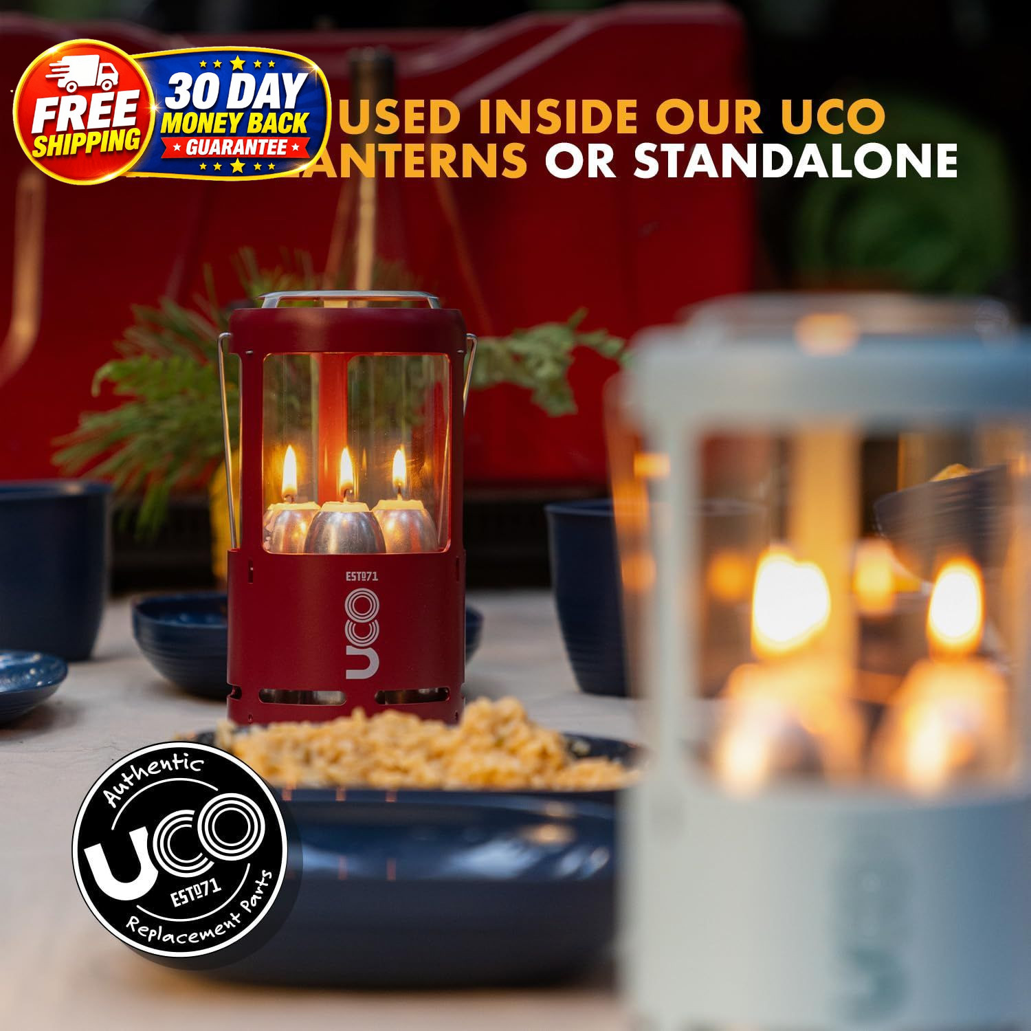 Candles for UCO Candle Lanterns Long Burning Outdoor Camping Emergency Prep