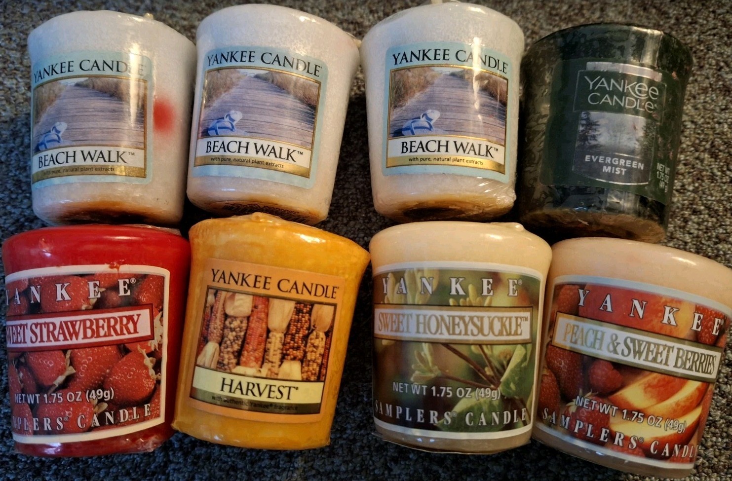 Yankee Candle Votives. Various Scents. Sealed. Some RARE RETIRED. Lot Of 8