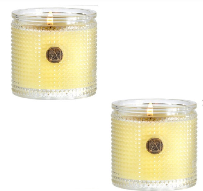 Set of 2 Aromatique Sorbet Scented 5.5 oz.(156g) Candle in Glass