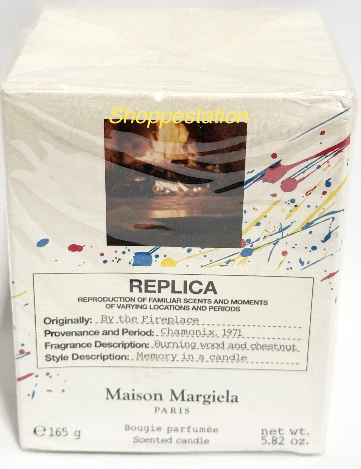Maison Margiela Replica BY THE FIREPLACE Scented Candle 5.82oz /165g New In Box