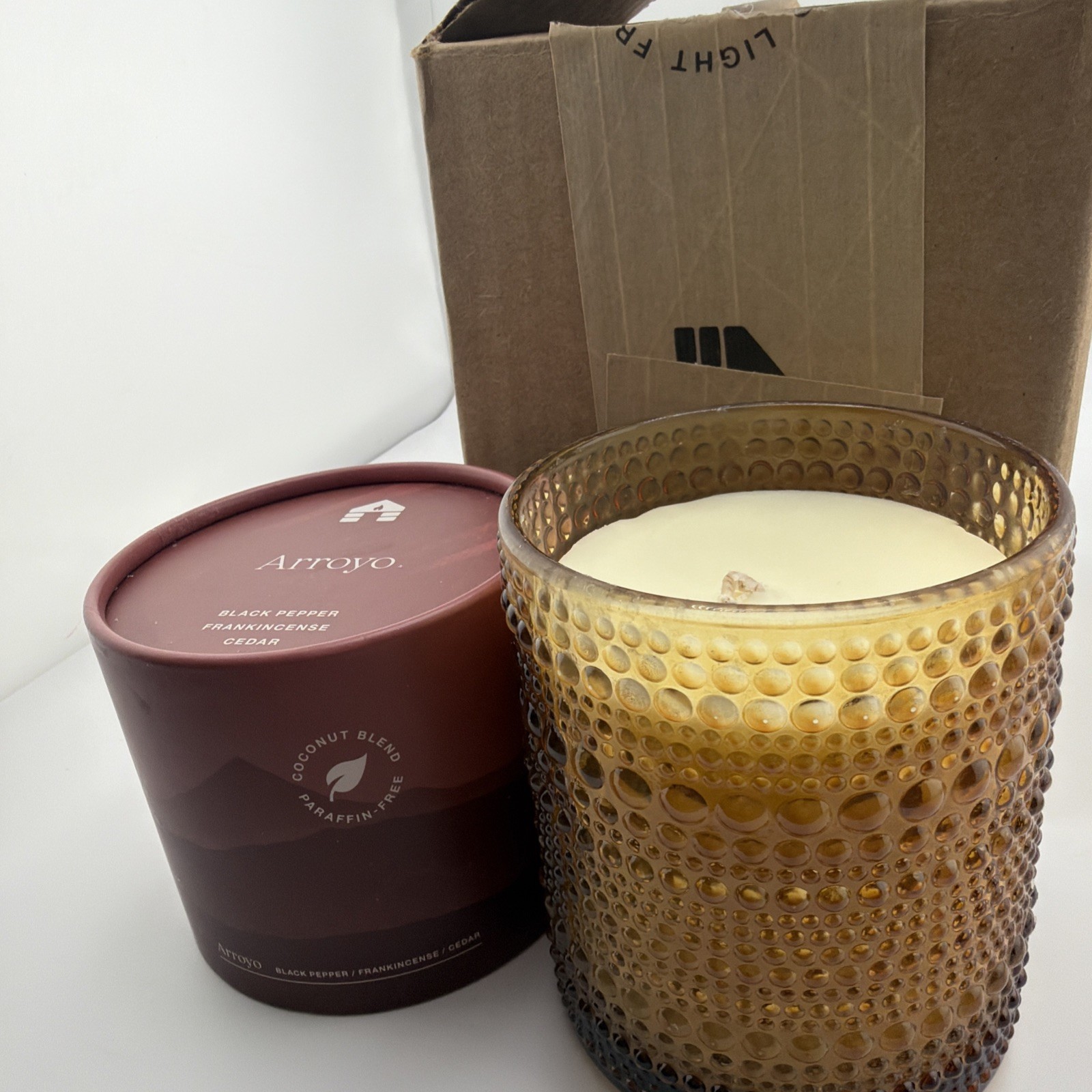 Bluecorn Aromática Scented Candle, Arroyo Fragrance 55 Hour Burn Time