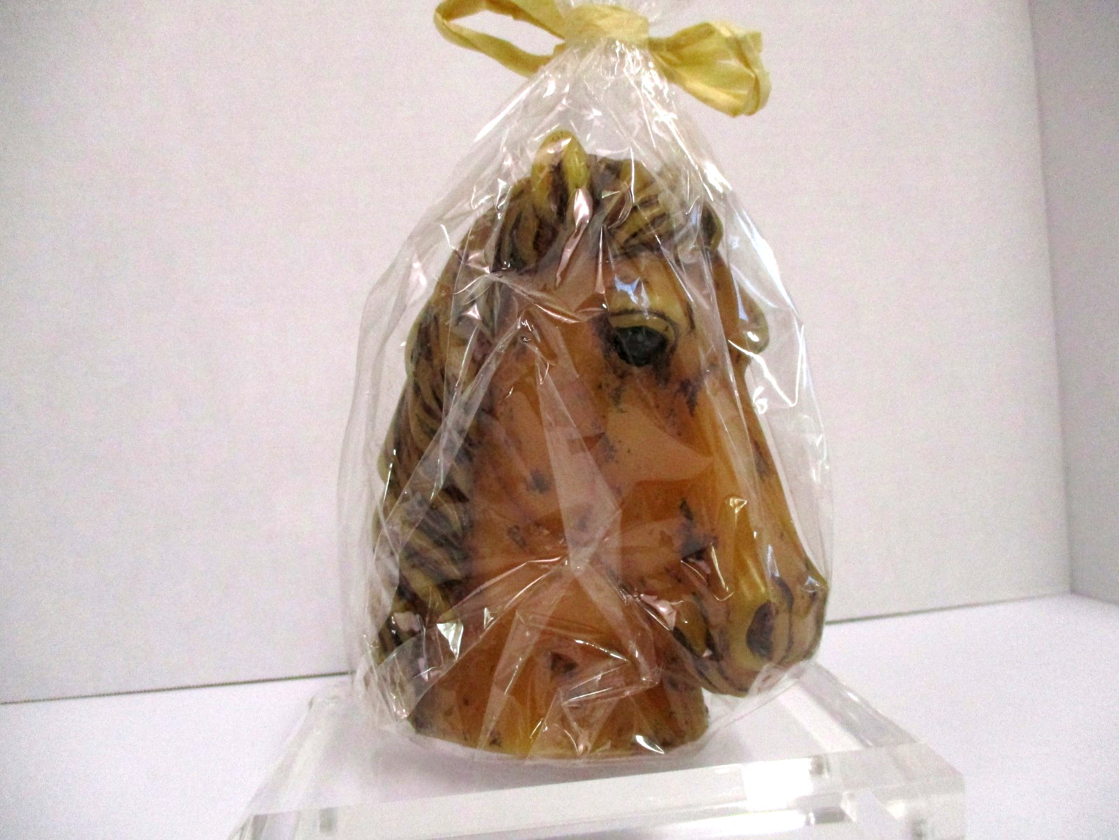 Horse Head Shape Figure Wax Candle 5.03″ X 2.67″ X 5.5″ New