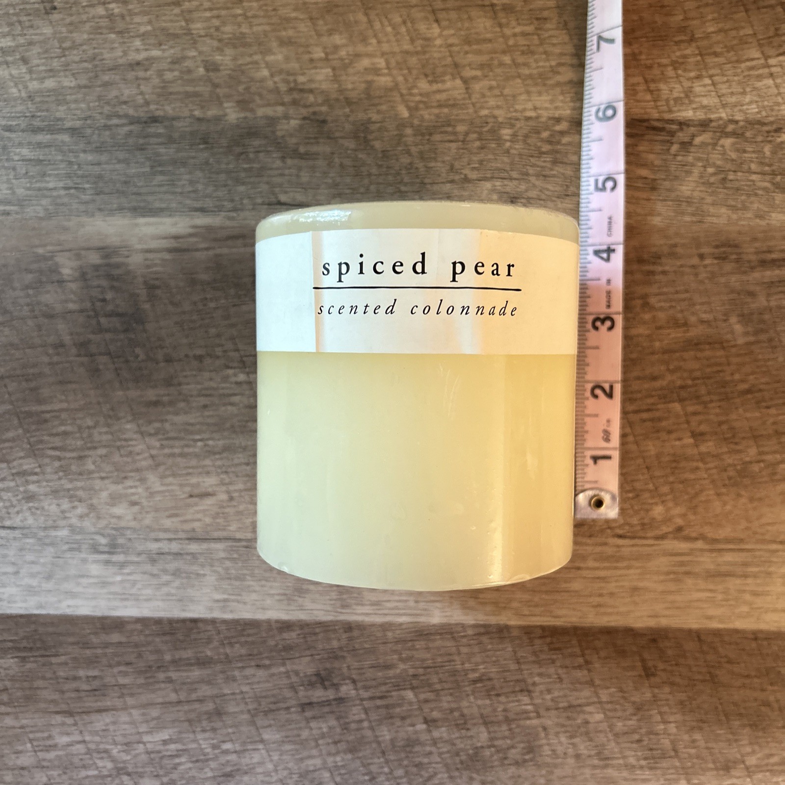 Pier 1 Imports Spiced Pear Candle Retired Scent New Single Wick Colonnade 4 inch