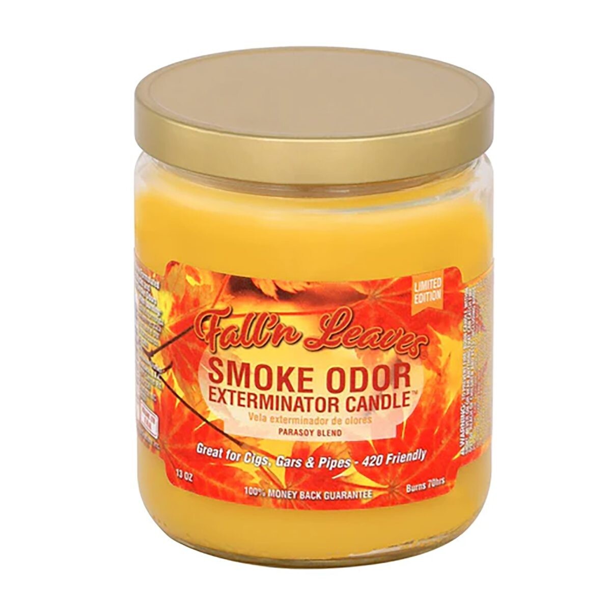 Smoke Odor Exterminator Candle Fall N Leaves (9) 13oz Jars Free Shipping