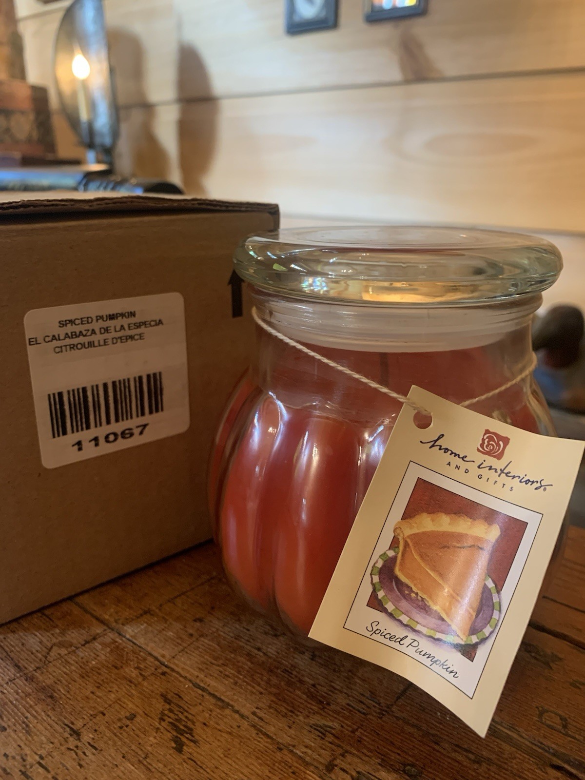 Home Interiors Spiced Pumpkin 15 1/2 OZ New In Box