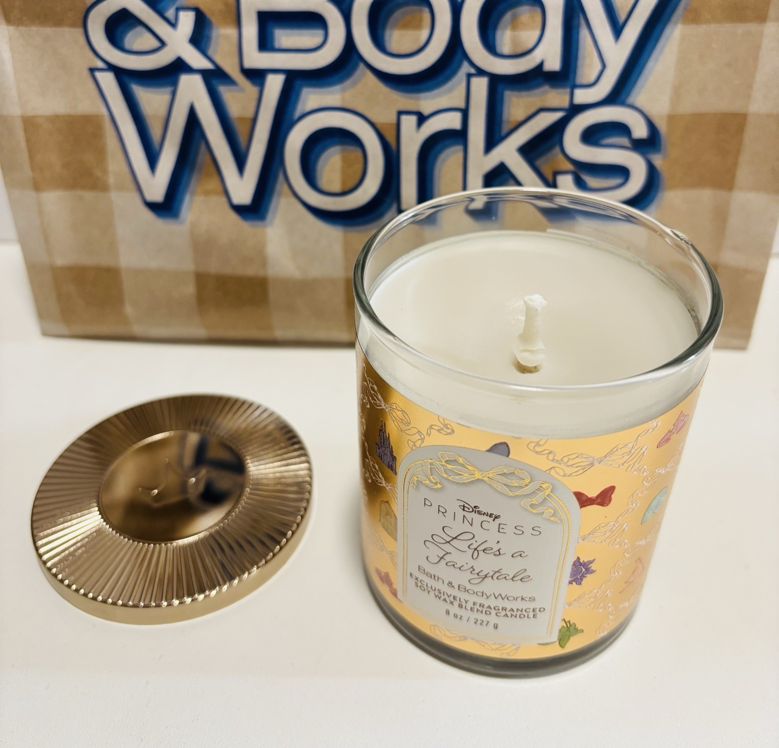 NEW! Bath & Body Works Disney Princess LIFE’S A FAIRYTALE Single Wick Candle 7oz
