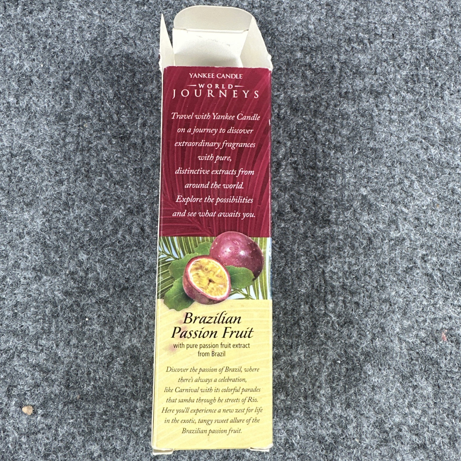 Yankee Candle World Journey Brazilian Passion Fruit 3 Pack Votive Candle RETIRED