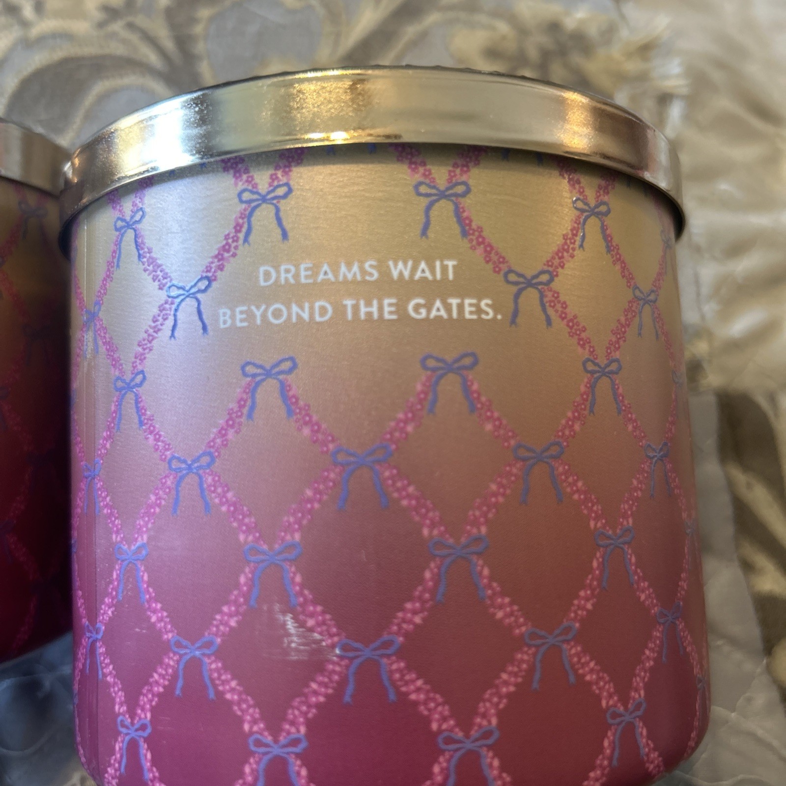 2 Bath & Body Works DISNEY PRINCESS AURORA 3 Wick Scented Candles NEW