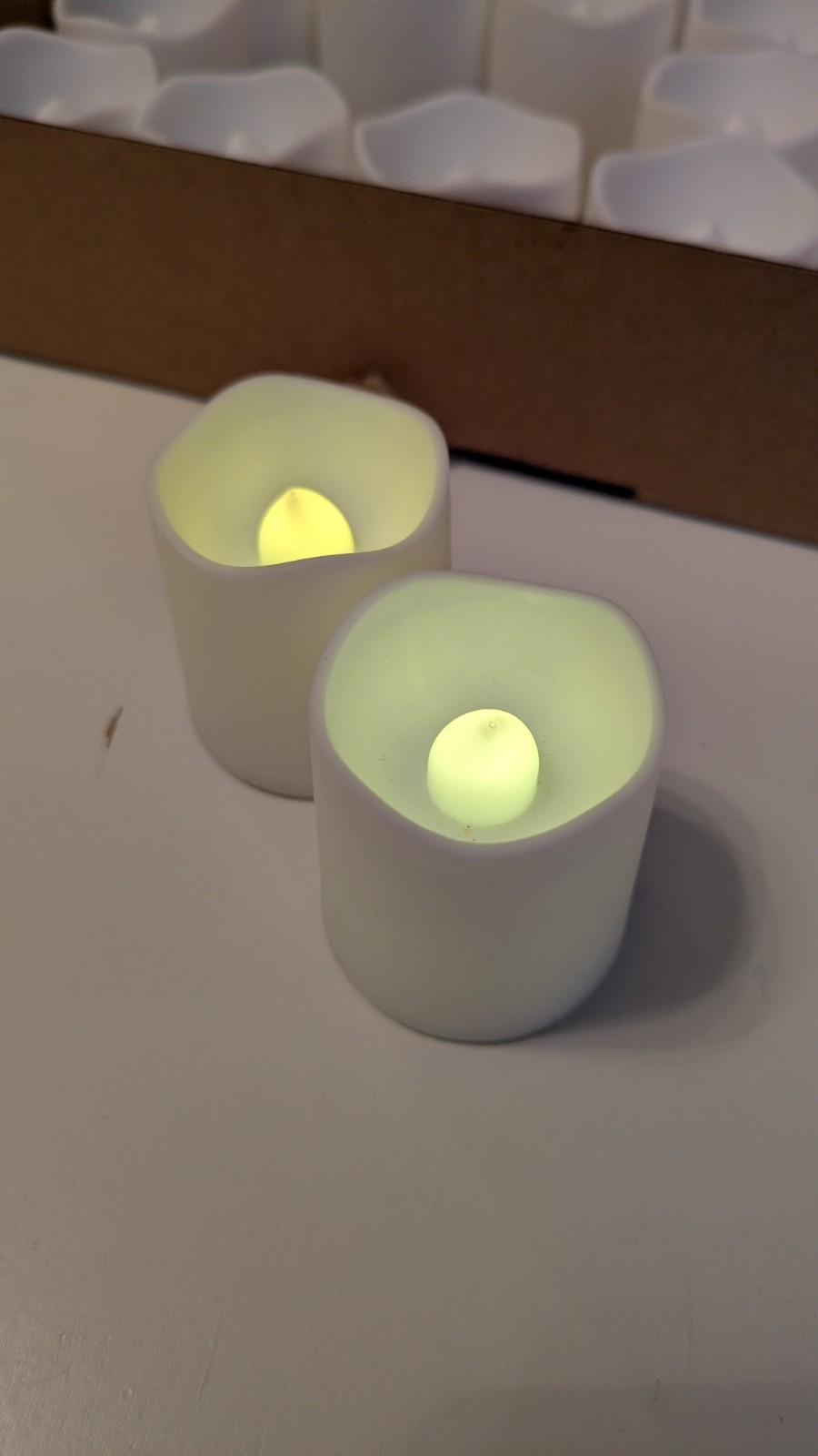 Shymery LED Flameless Votive Indoor Outdoor Candles Set 24