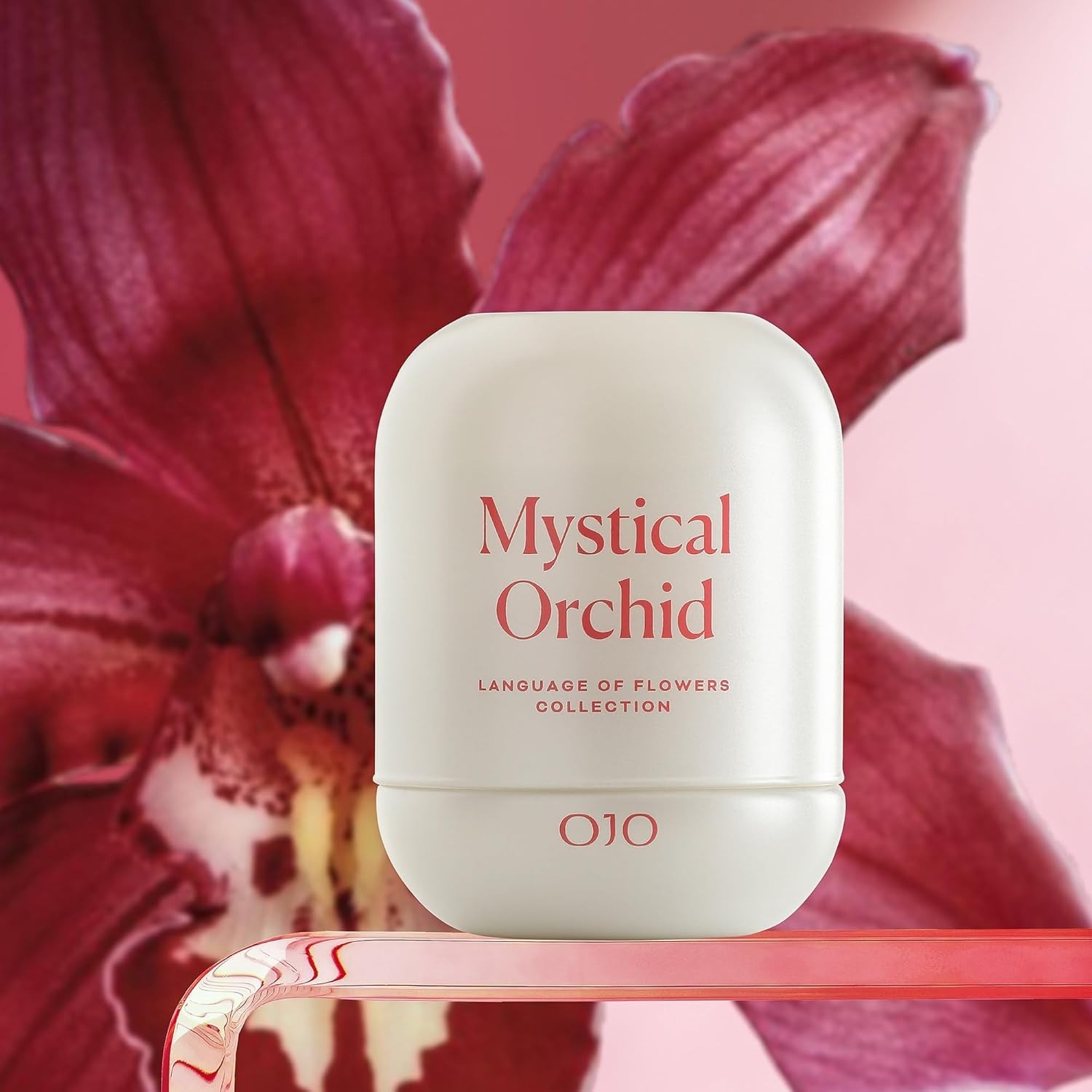 MYSTICAL ORCHID SCENTED CANDLE, 7.8 OZ JAR CANDLE PREMIUM WAX, 35-HOUR LONG BURN
