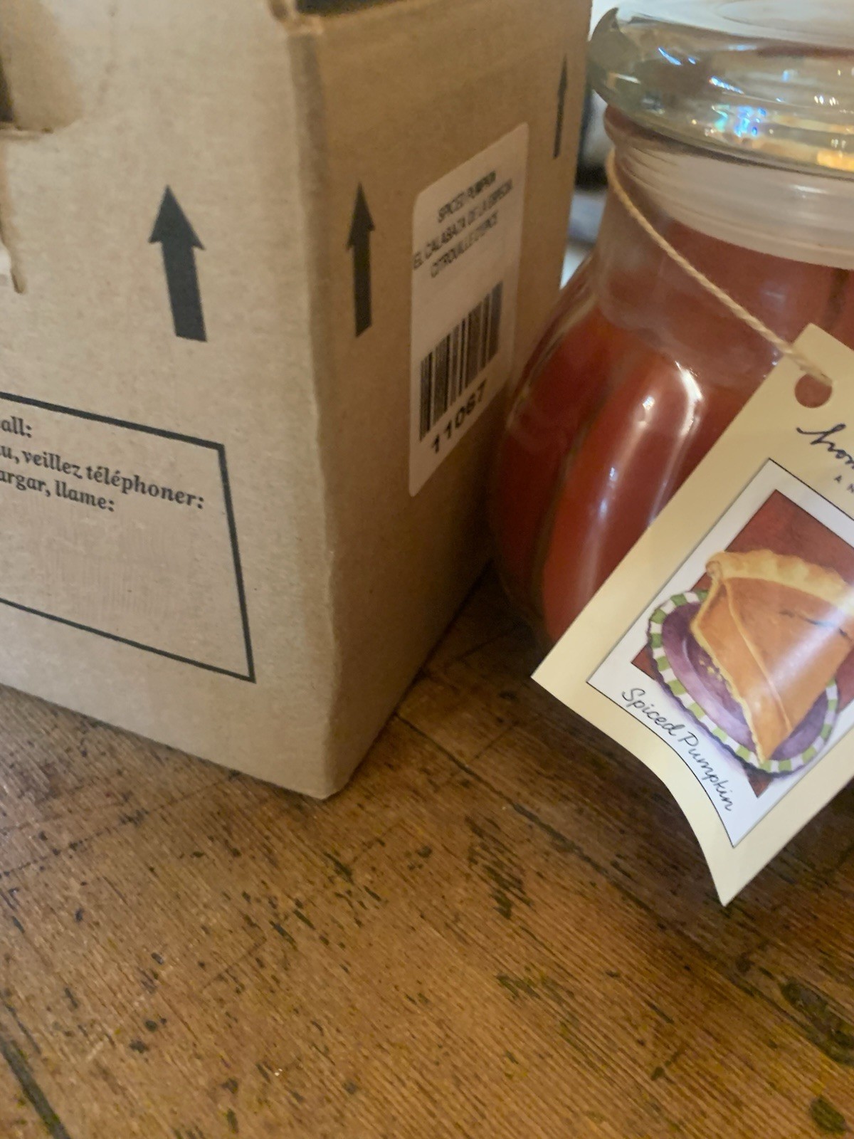 Home Interiors Spiced Pumpkin 15 1/2 OZ New In Box
