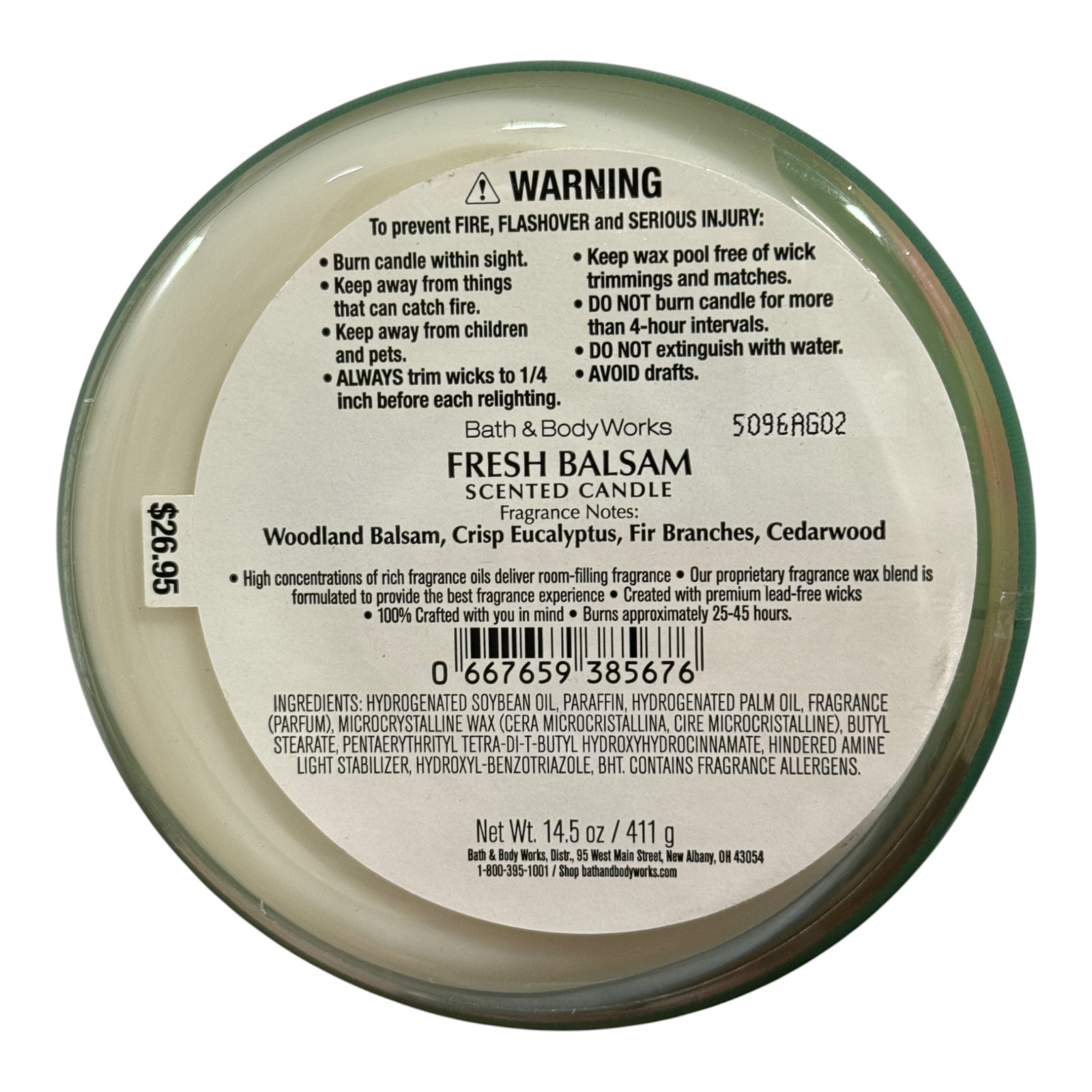 Bath & Body Works DISNEY PRINCESS Scented Candle Collection 14.5 oz (SET of 7)