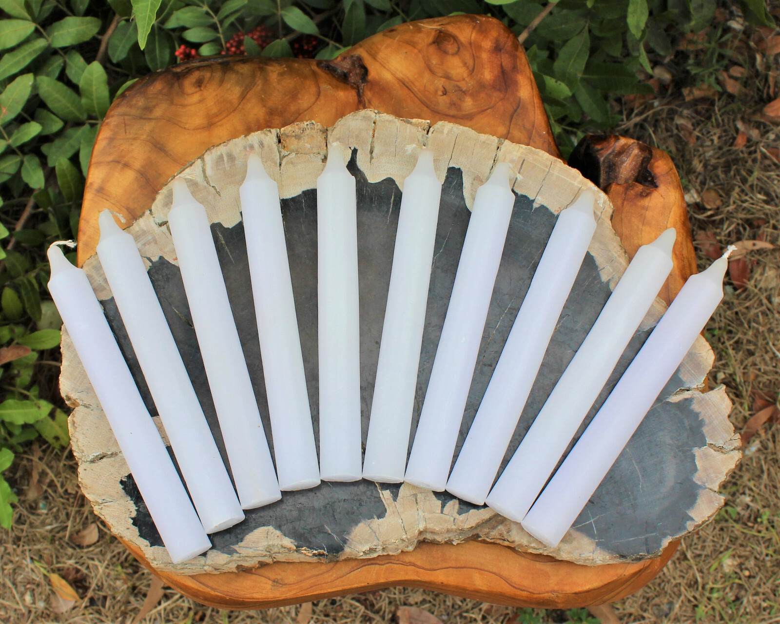 Lot of 36 x 6″ Taper Candles: WHITE (Spell Candles Altar Household)