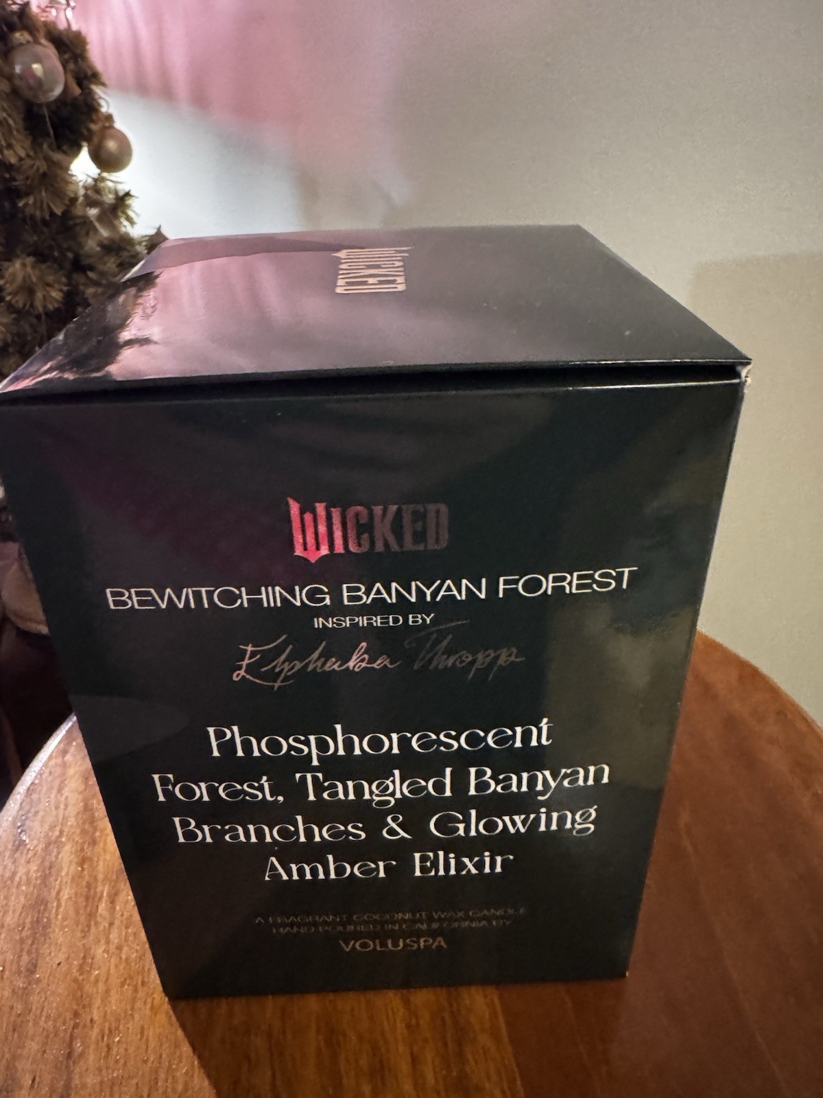 Voluspa Elphaba Wicked Collab Bewitching Banyan Forest Candle 8.50z / 241g NEW