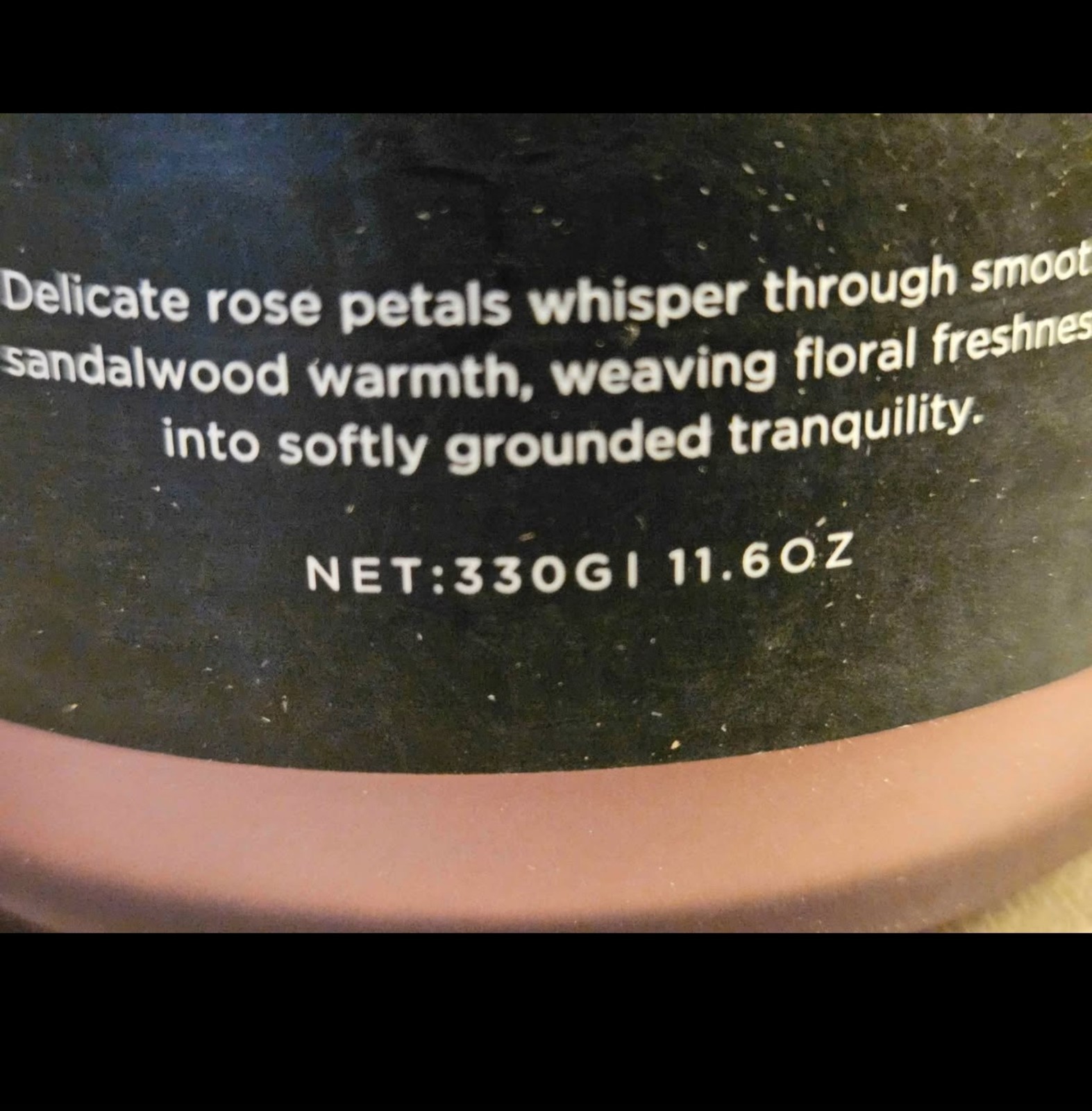 M&SENSE Sandalwood Rose Scented Candle 11.6oz Botanical Soy Wax Multiple Wicks