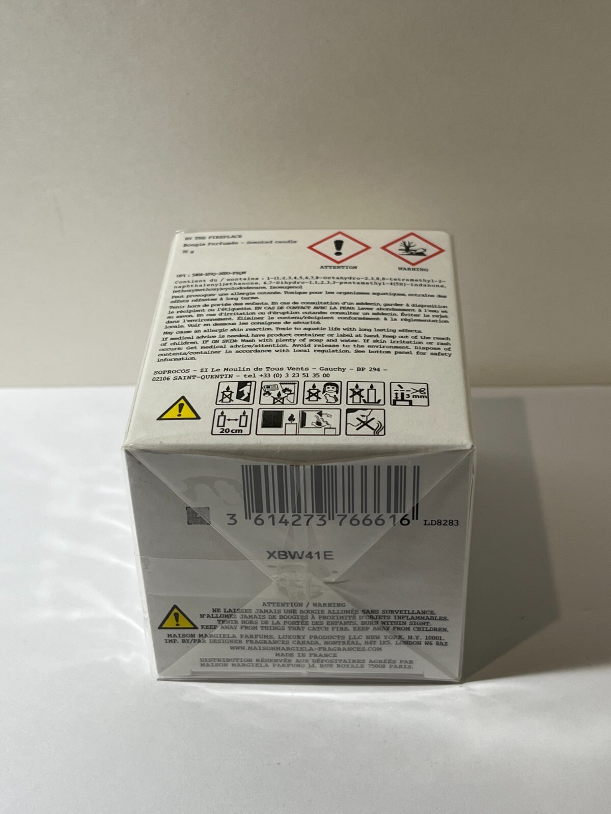 Maison Margiela REPLICA BY THE FIREPLACE Scented Travel Size Candle 2.46 oz NIB