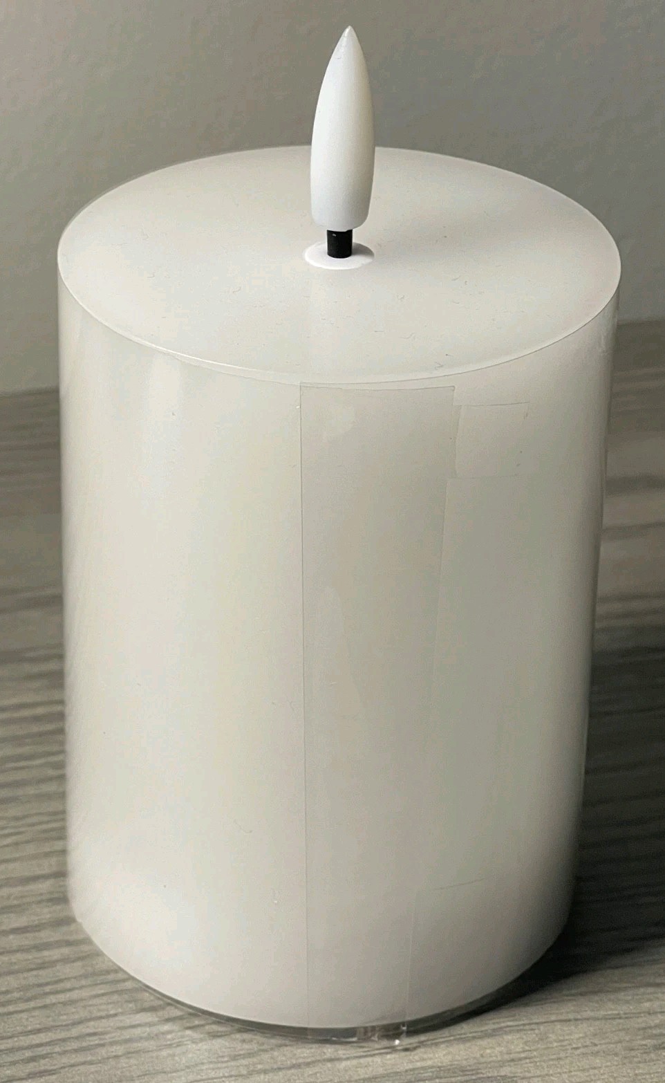 Flameless Battery-Operated Manual On/Off LED Candle ~ No Timer – Used Once