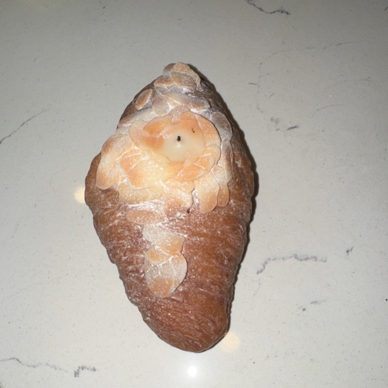 Threshold Almond Croissant Scented Figural Croissant Candle 2.35in Decorative
