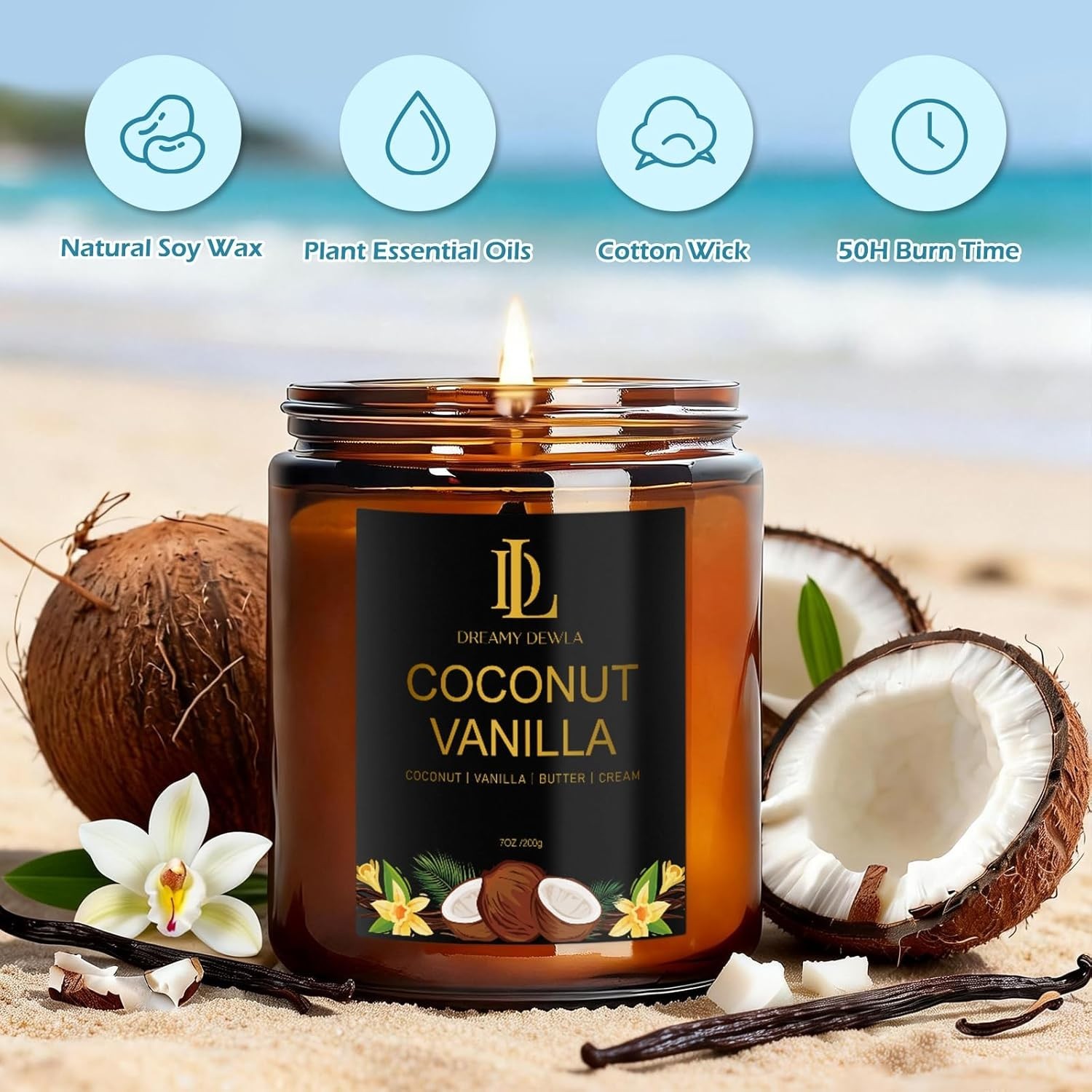 Scented Candles Set, 4 Pack Soy Candles for Home Scented, Candle Gifts for Me…