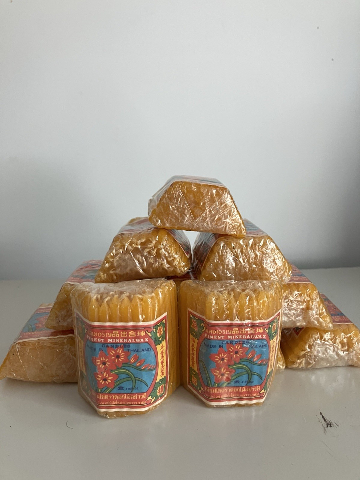 Finest Mineral Wax Ceremonial 2 Inch Candles Made In Thailand 12 Packs 51 Each