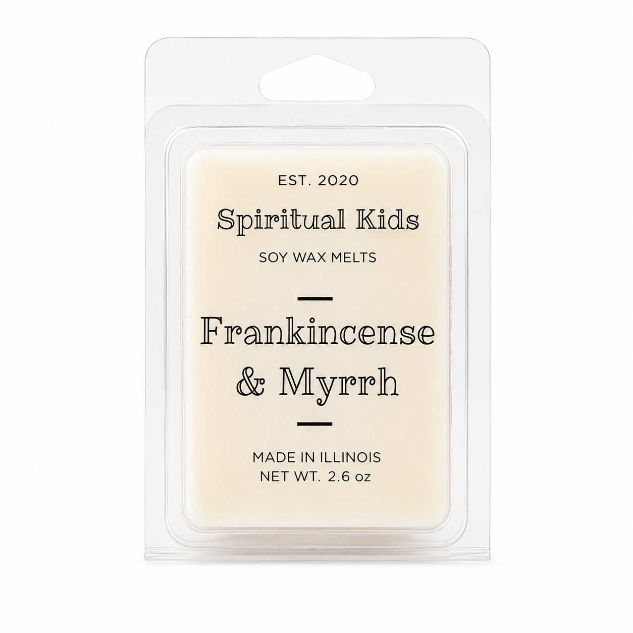 Frankincense & Myrrh 2.6oz Natural Soy Wax Melts 6ct Hand Poured Essential Oil